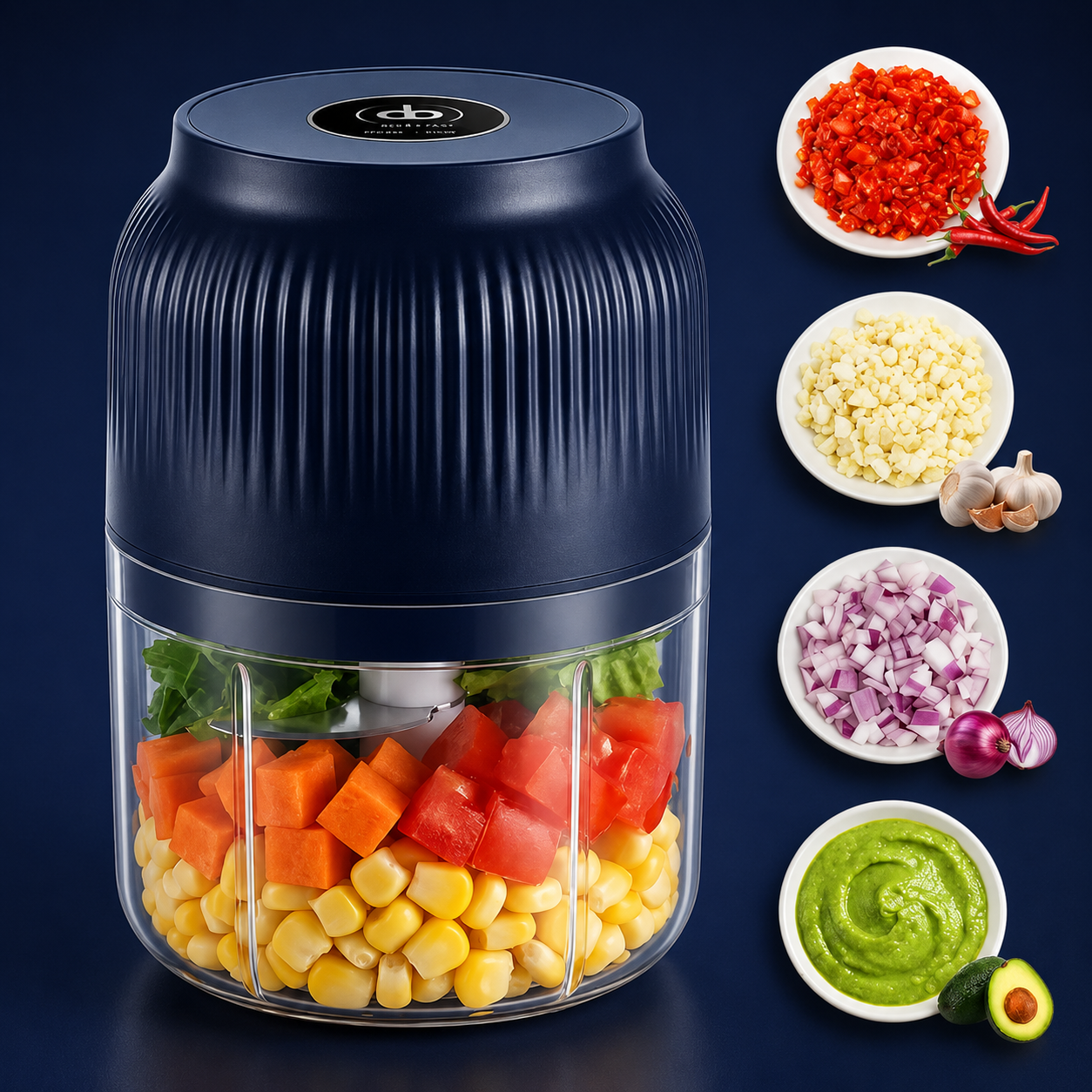 MinceMate™ — Cordless Electric Mini Food Chopper